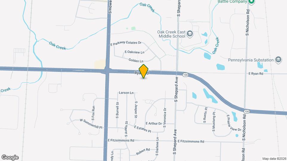 401 E Ryan Rd Mapa y Detalles de la Ubicación