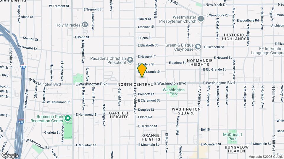 485 E Washington Blvd Mapa y Detalles de la Ubicación