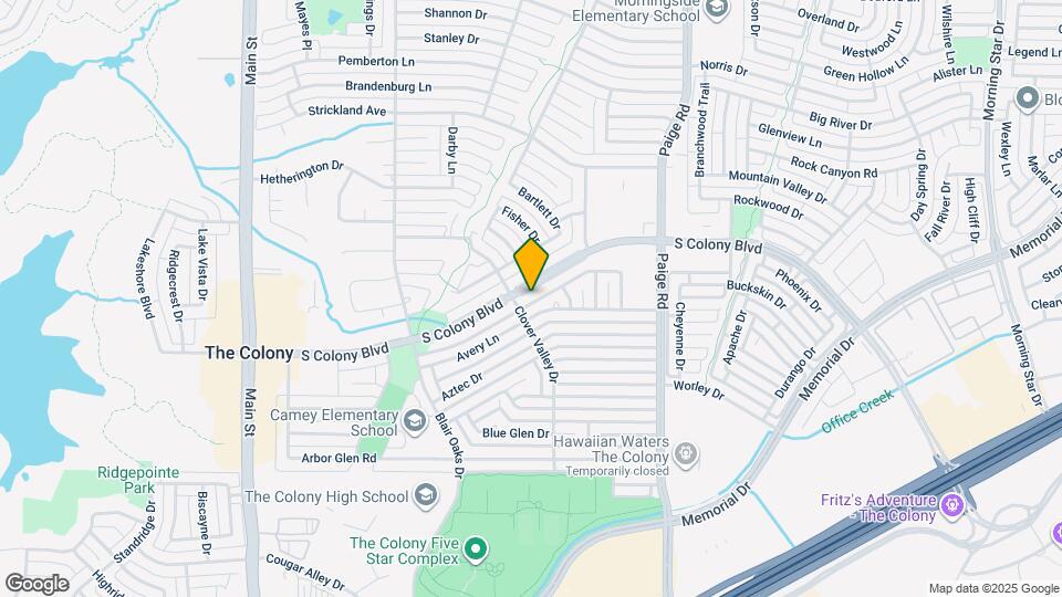 5108 S Colony Blvd Map and Location Details