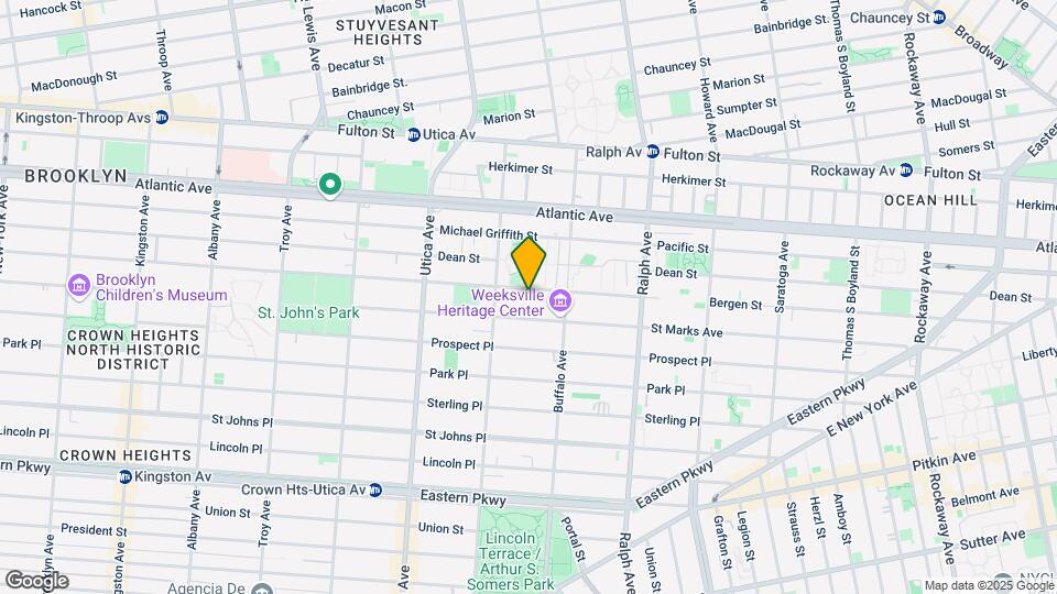 1688 Bergen St Map and Location Details