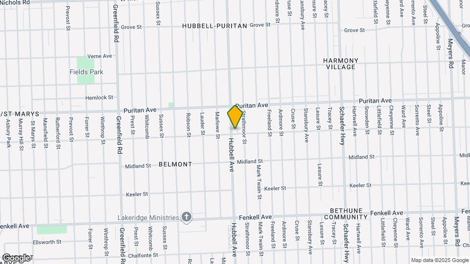 15800 Hubbell Ave Map and Location Details