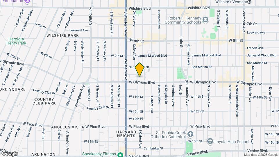 984 S. Oxford Avenue, Map and Location Details