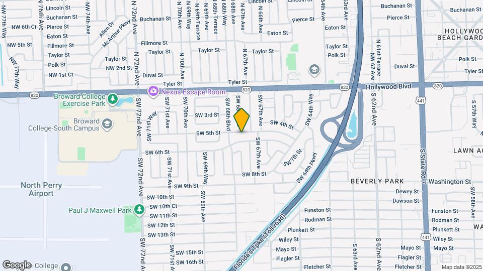 6824 SW 5th St Map and Location Details