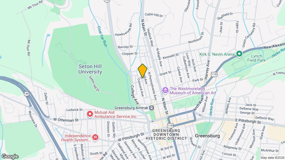 107 Liberty St Map and Location Details