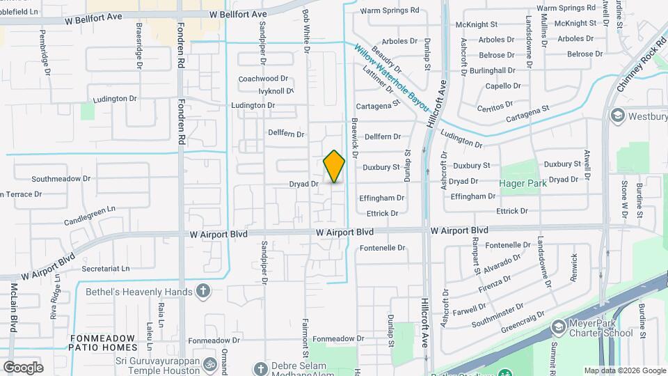 6119 Dryad Dr Map and Location Details