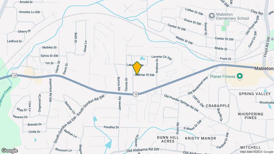 1407 Palmer Pl SW Map and Location Details