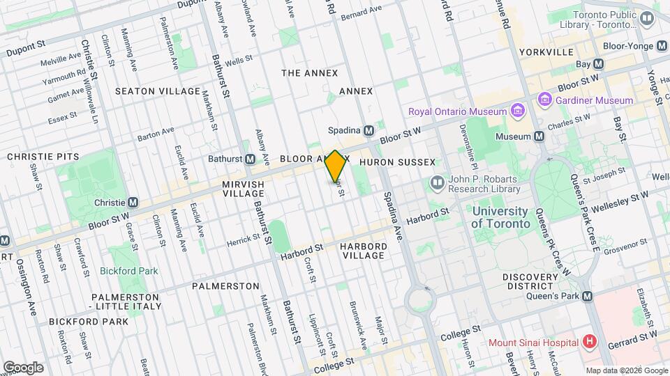 252 Major St, Unit 3 Map and Location Details