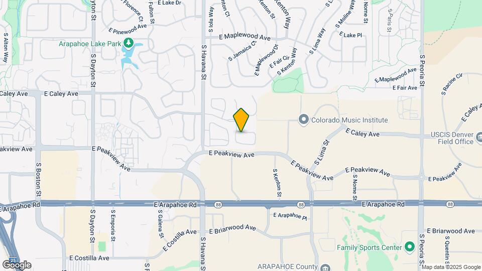 6490 S Jamaica Cir Map and Location Details