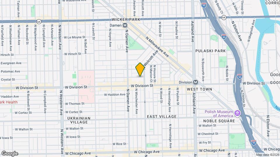 1915 W Crystal St, Unit J06P Mapa y Detalles de la Ubicación