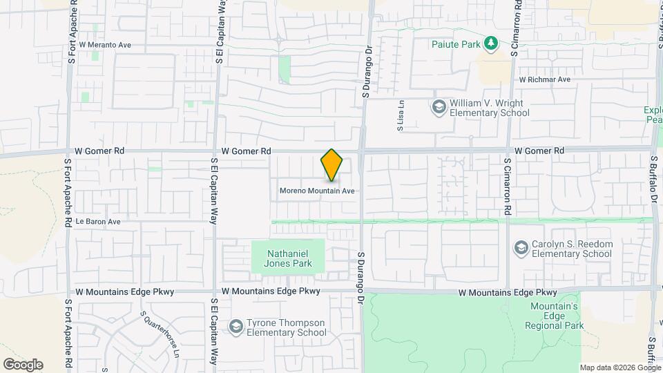 8676 Moreno Mountain Ave Map and Location Details