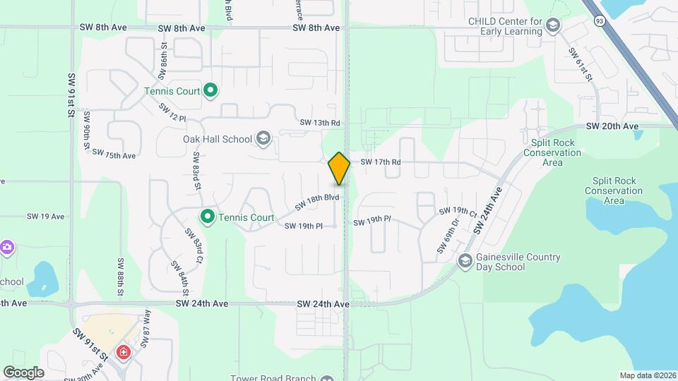 1719 SW 75th Terrace Map and Location Details