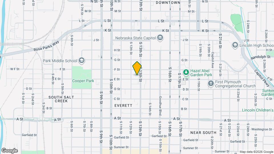 1228 E St, Unit 10 Map and Location Details