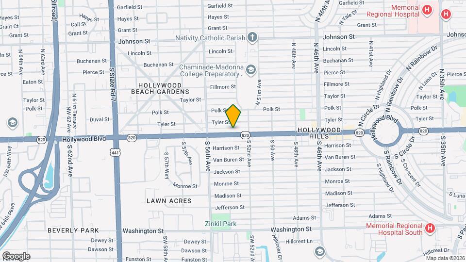 5315 Hollywood Blvd Map and Location Details