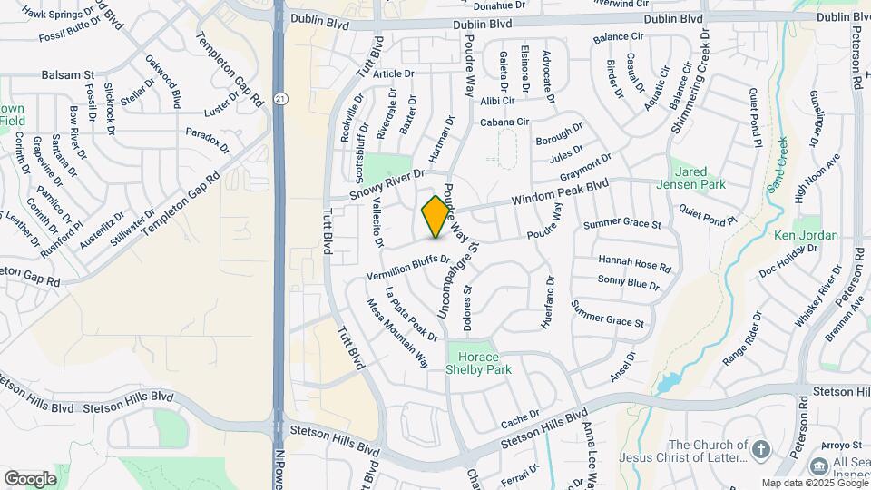 5942 Vallecito Dr Map and Location Details