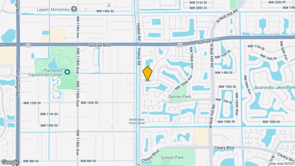 10931 NW 12th Pl Map and Location Details