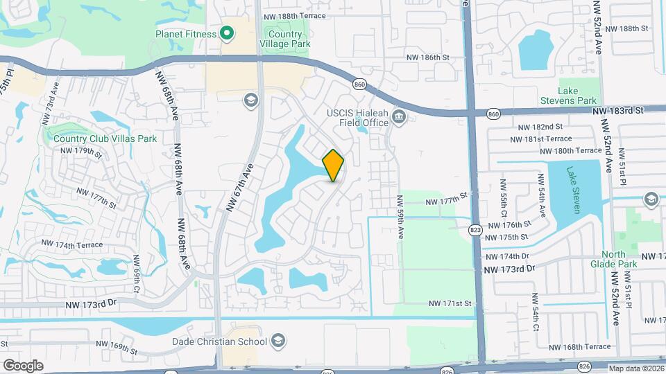 17751 NW 63rd Ct Map and Location Details