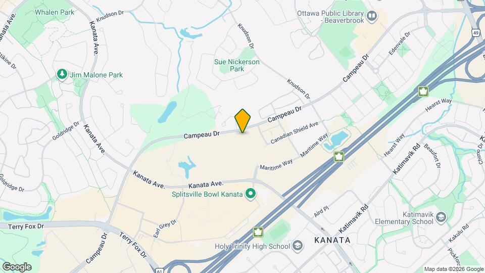 6301 Campeau Dr Map and Location Details