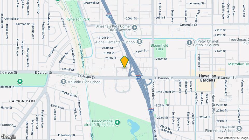 Lakewood Townhouse Apartments Map and Location Details