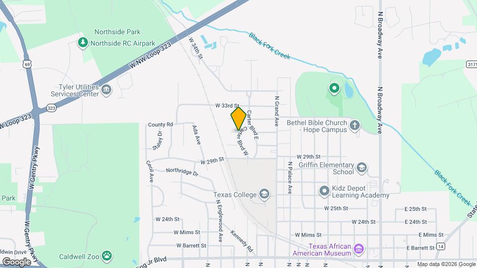 2926 Carter Blvd W Map and Location Details