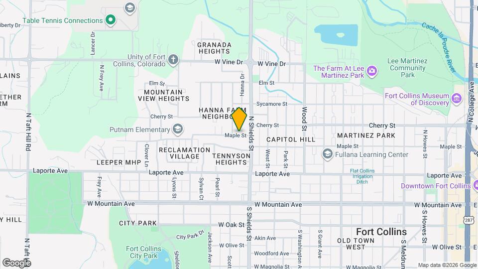 1124 Maple St Map and Location Details