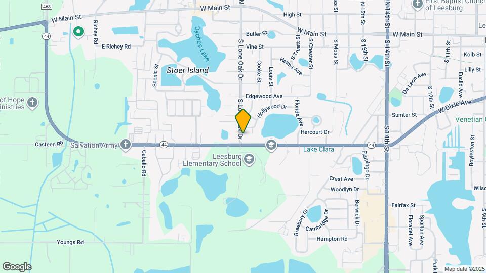822 S Lone Oak Dr Map and Location Details