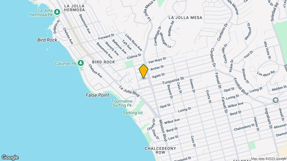 737 Agate St Mapa y Detalles de la Ubicación