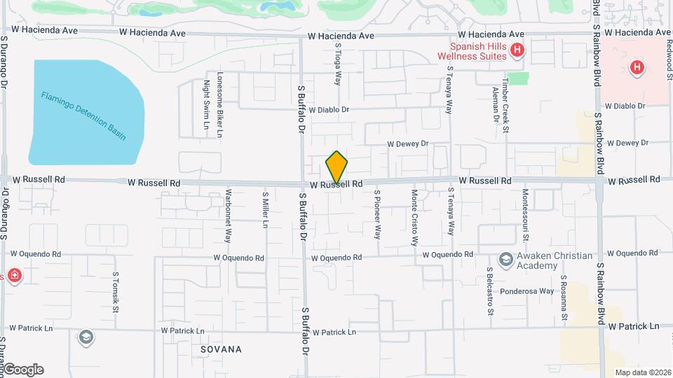 7706 Whistlebeck Ave Map and Location Details