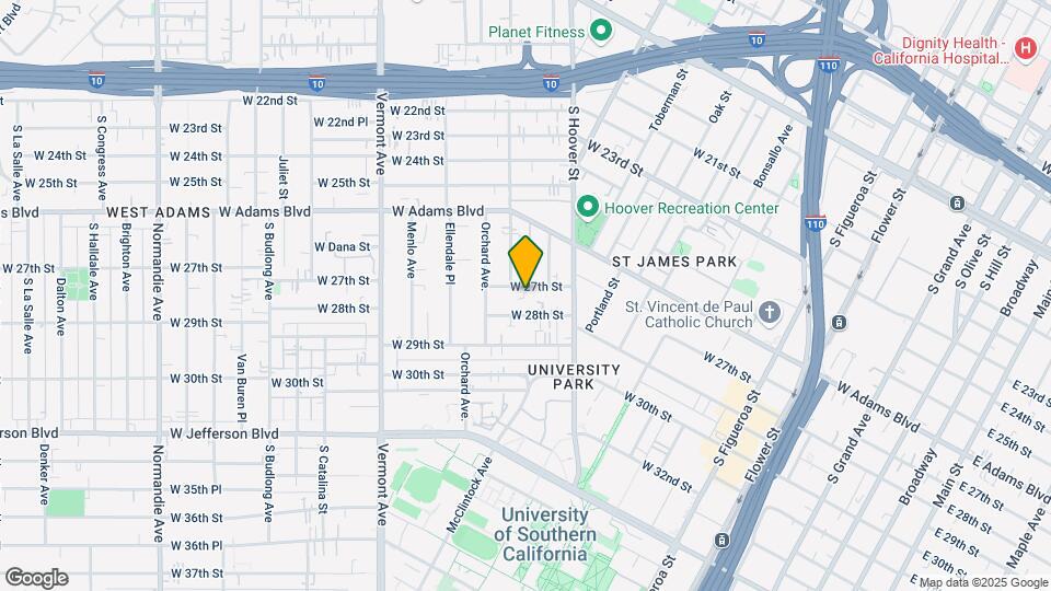 1156 W 27th St, Unit B Map and Location Details