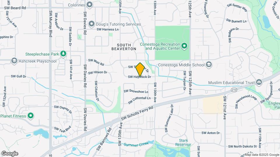 13210 SW Haystack Dr Map and Location Details