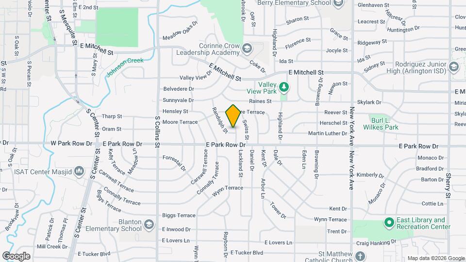 1414 Lackland St Map and Location Details
