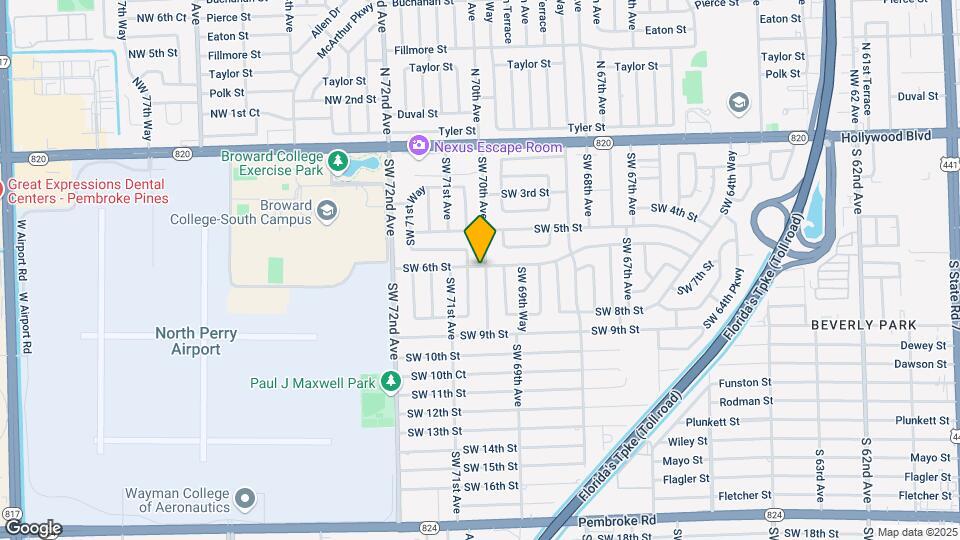 600 SW 70th Ave Map and Location Details