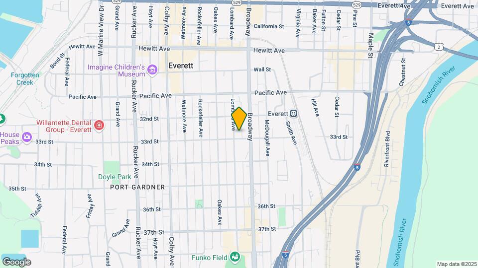 3225 Lombard Ave Map and Location Details