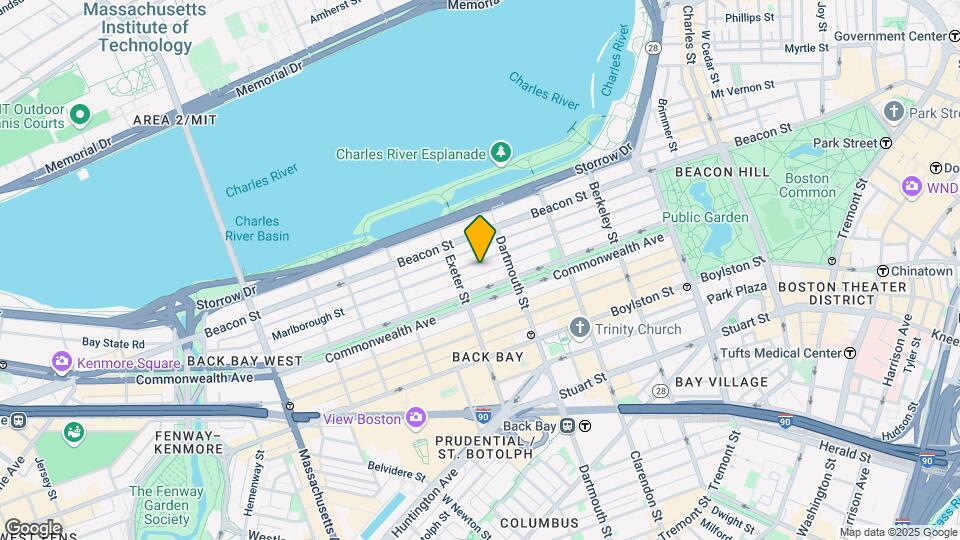180 Marlborough St, Unit 4 Map and Location Details