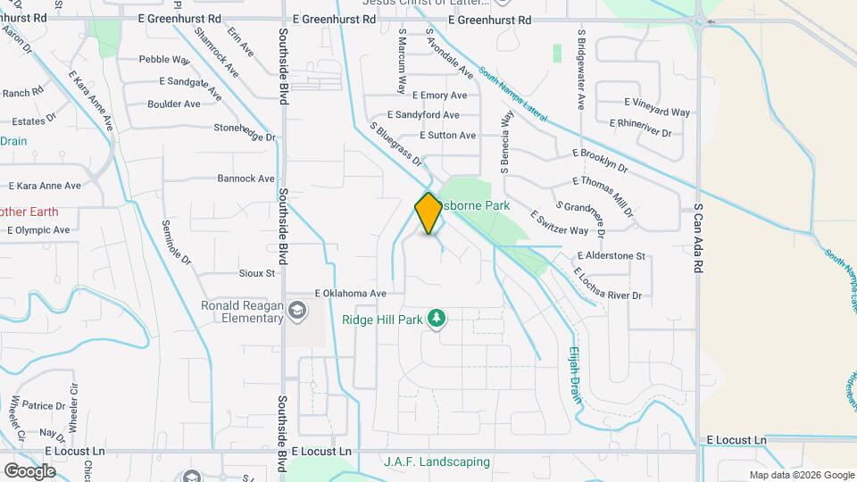 3815 E Greensprings Ct Map and Location Details