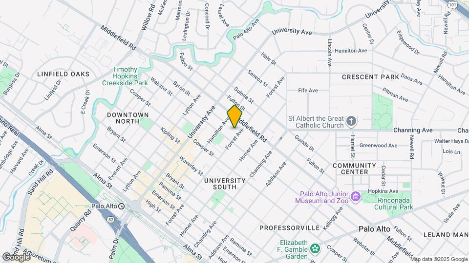 645 Forest Ave Mapa y Detalles de la Ubicación