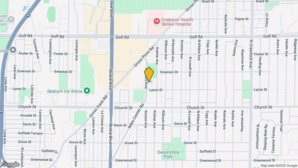 9301 Kenton Ave Map and Location Details