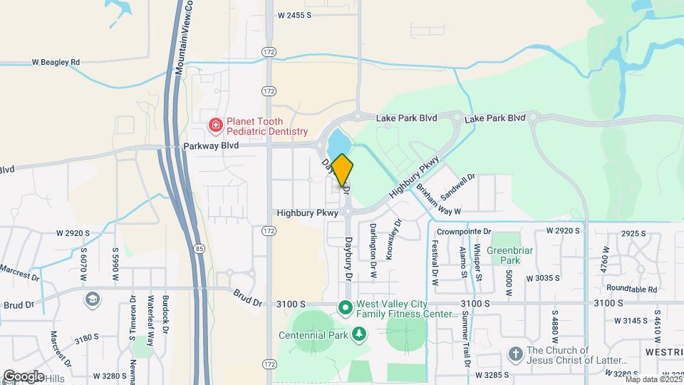 2821 Fairgrove Ln Map and Location Details