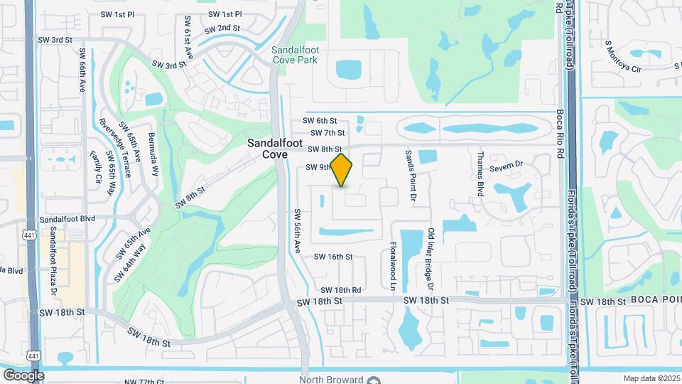 22801 SW 54th Way Map and Location Details