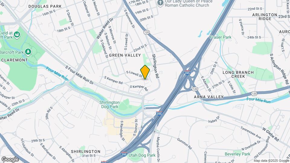 2505 S Kenmore Ct Map and Location Details