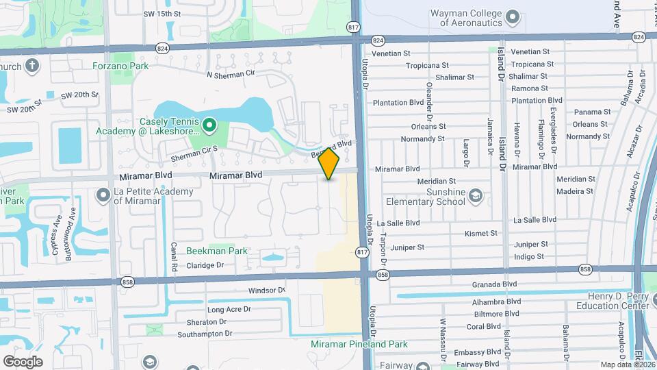 2736 SW 81st Terrace Map and Location Details