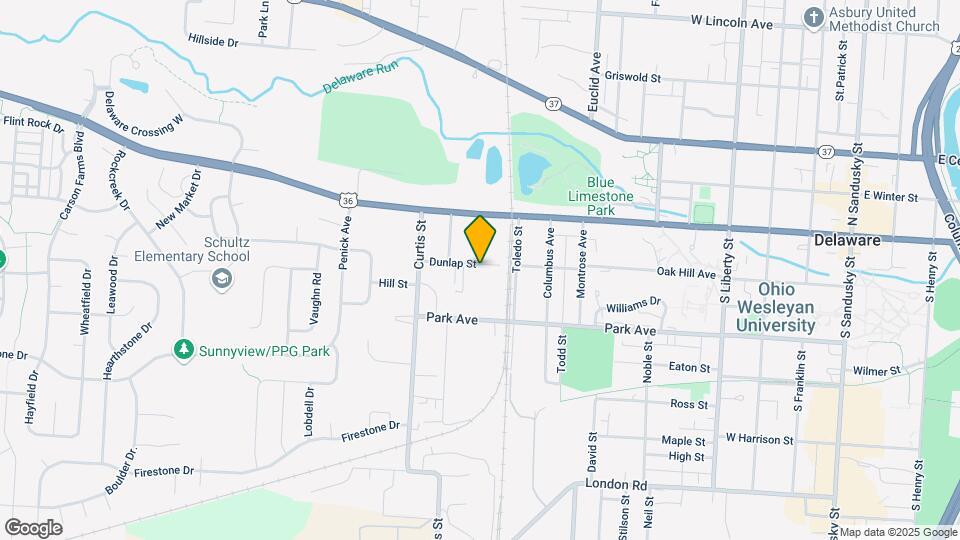 415 Dunlap St, Unit 1 Map and Location Details