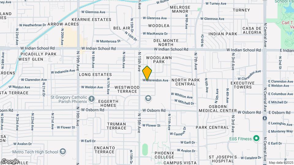 1401 W Clarendon Ave, Unit 1 Map and Location Details