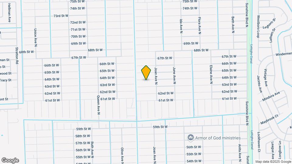 3011 64th St W Map and Location Details