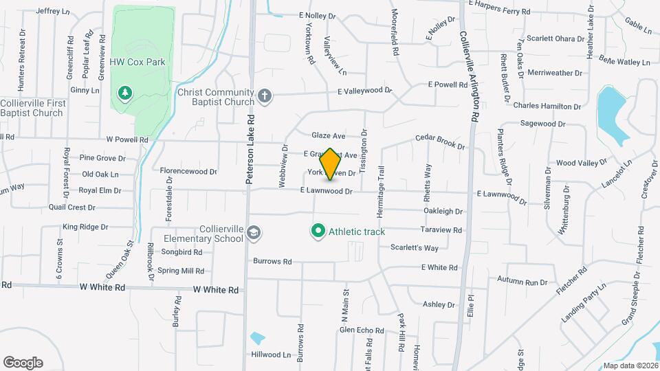 166 E Lawnwood Dr Map and Location Details