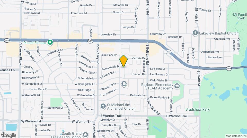 2641 Santa Barbara Dr Map and Location Details