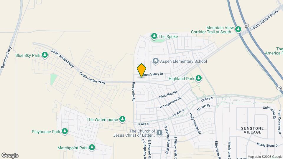 6442 S Jordan Pkwy Map and Location Details