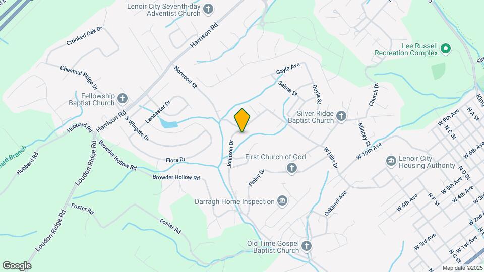 Fully Rented Lenoir City Duplex Map and Location Details