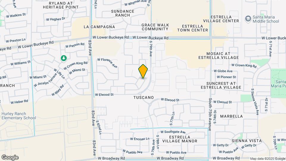 7928 W Napoli St Map and Location Details