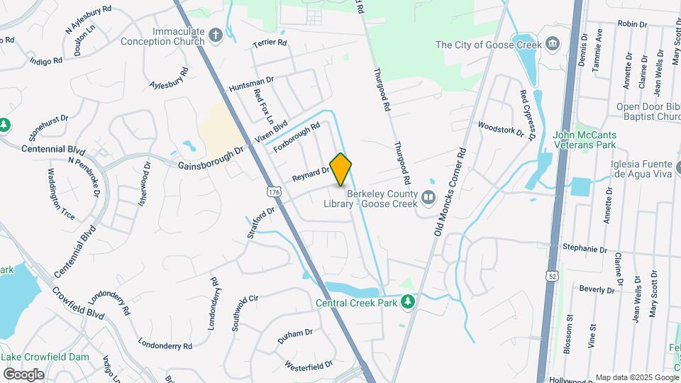 176 Foxborough Rd Map and Location Details
