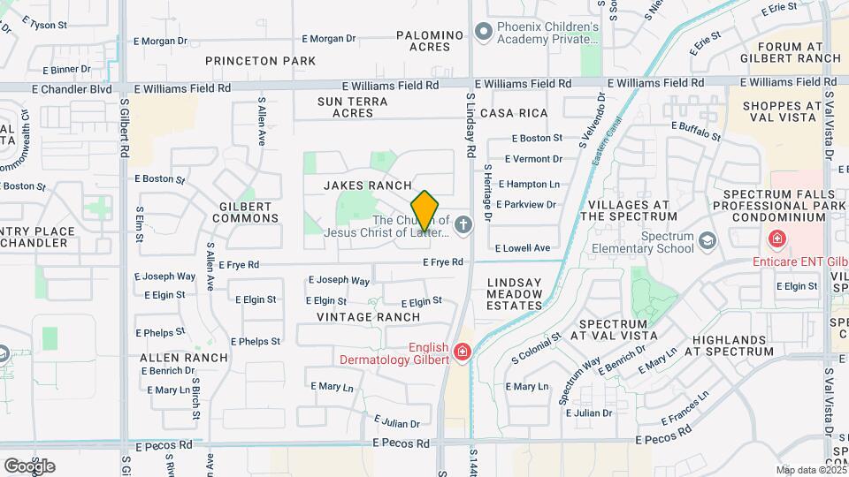 2740 S Honeysuckle Ln Map and Location Details